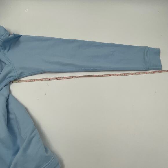 Nike-Fit Women's Light Blue warm 1/4 zip size Medium - Picture 6 of 11